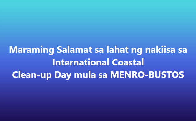 International Coastal Clean-up Day