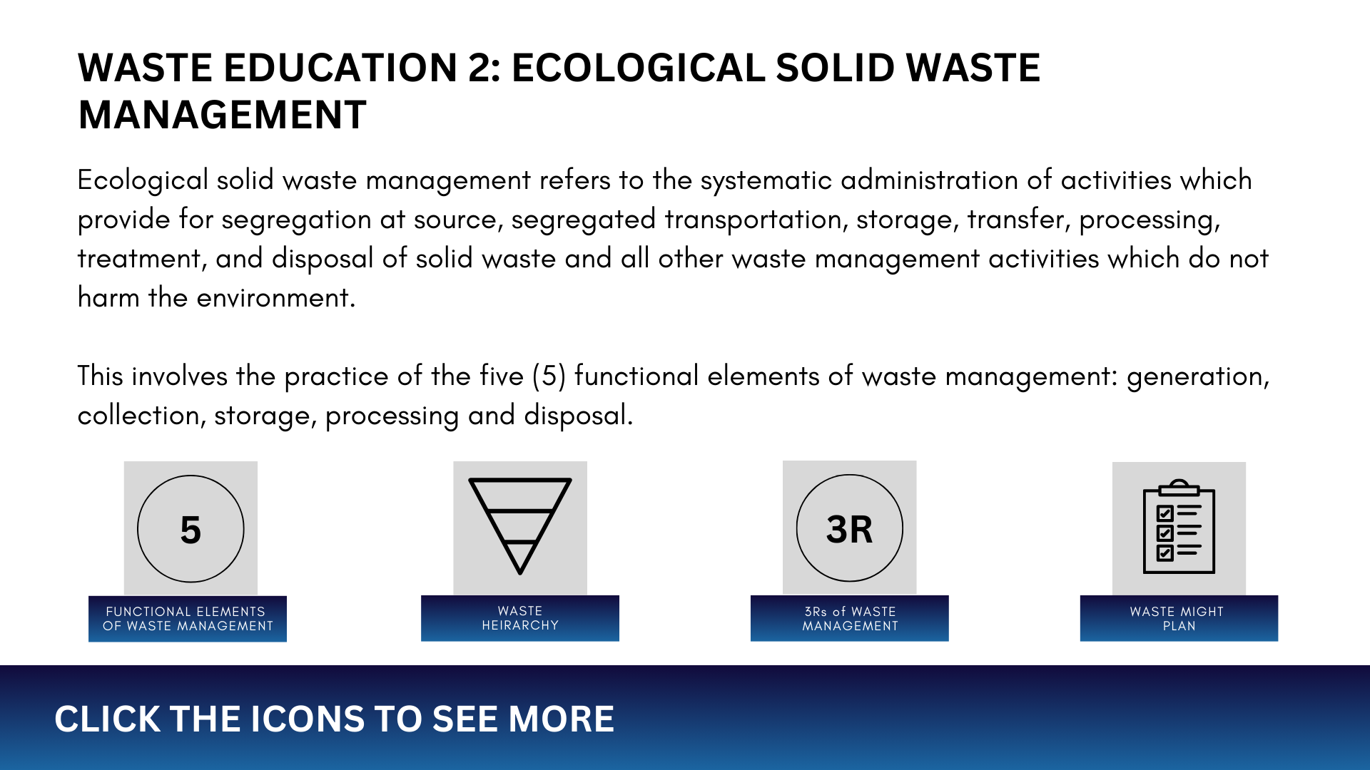 Ecological Solid Waste Management