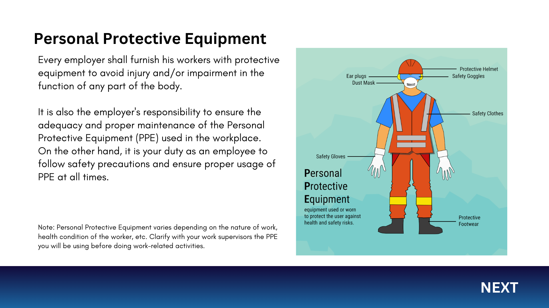 Occupational Safety and Health Standards